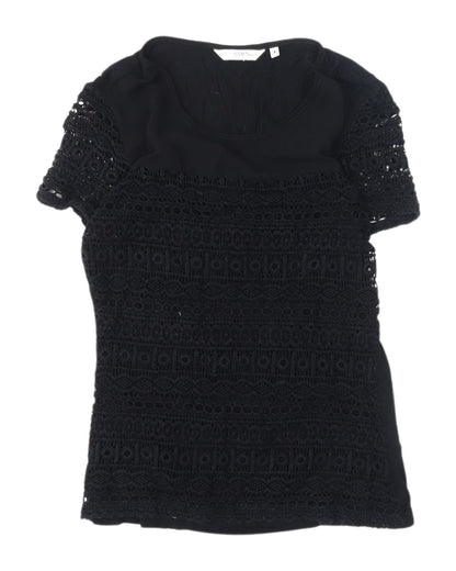 Womens UK Size 8 New Look Black  Blouse