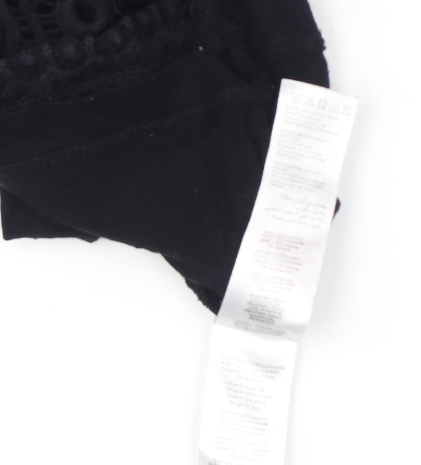 Womens UK Size 8 New Look Black  Blouse