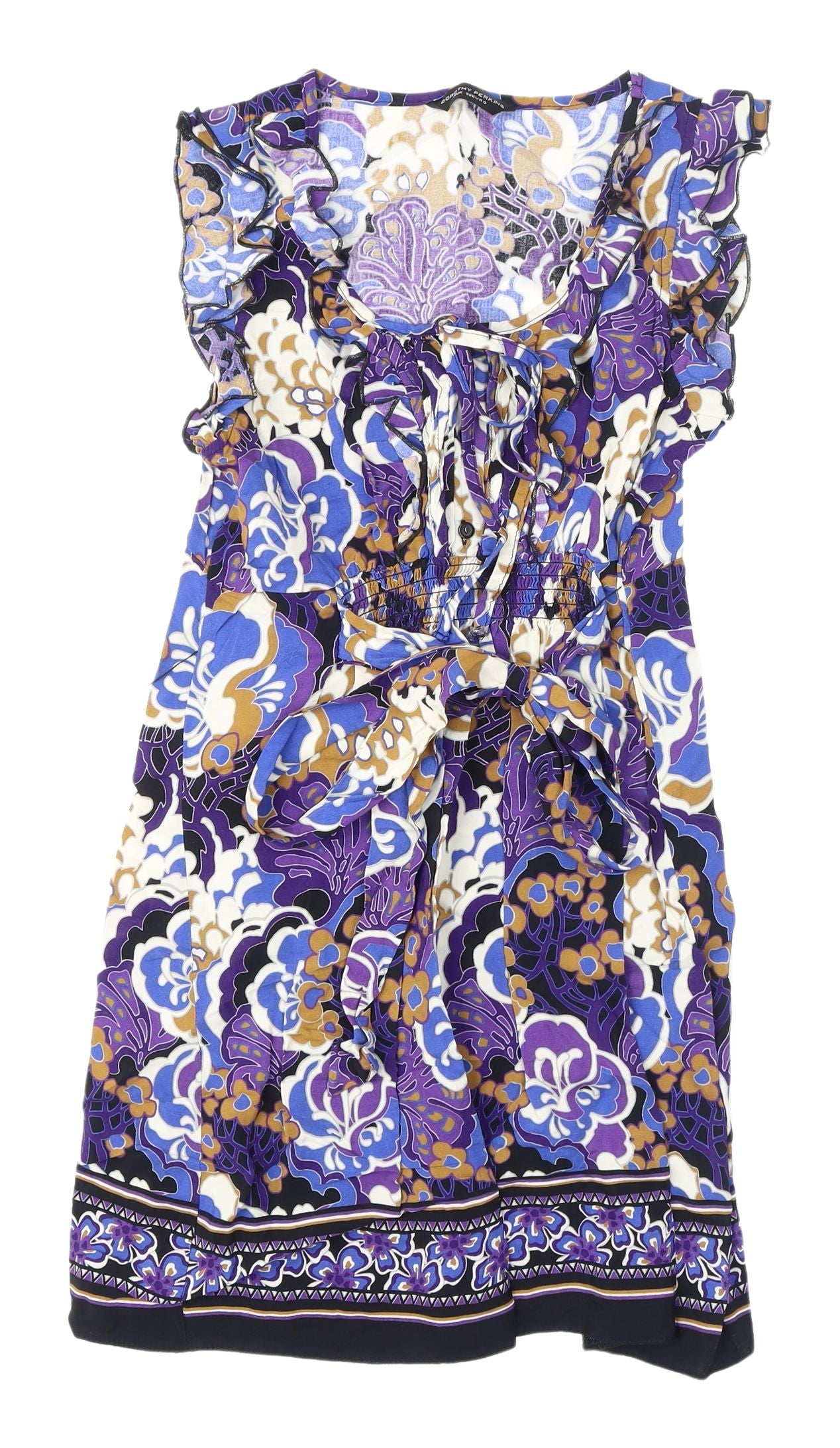 Dorothy Perkins Women's Floral Sleeveless Blouson Dress