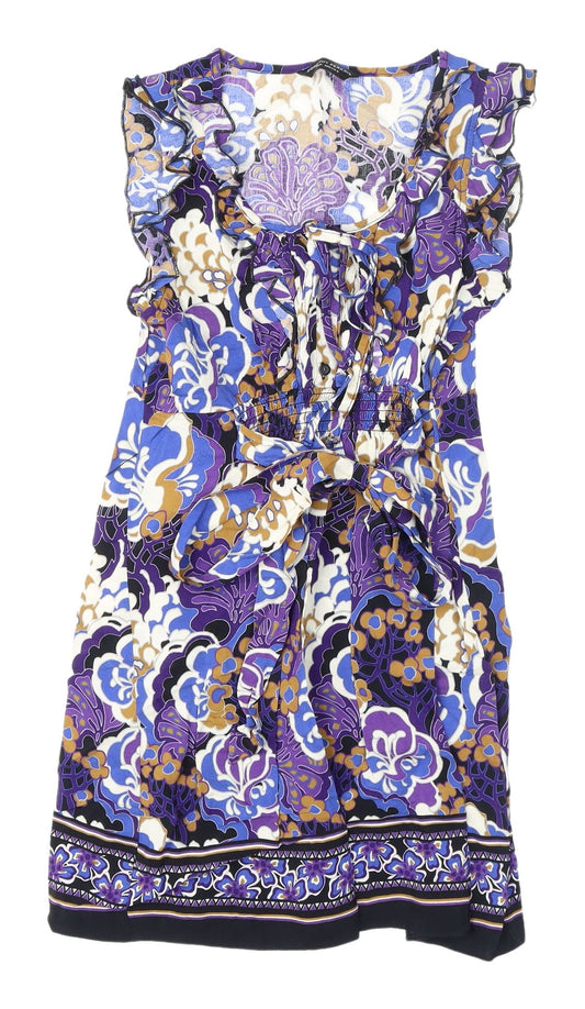 Dorothy Perkins Women's Floral Sleeveless Blouson Dress