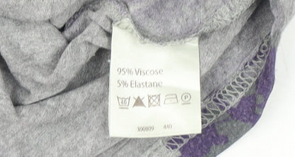 Phase Eight Women's Grey Floral Tunic, Size 12, Excellent