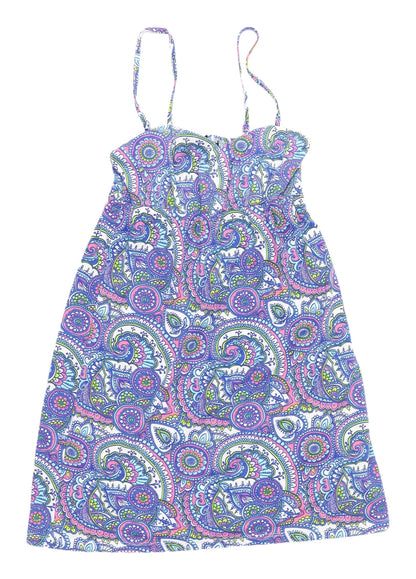 BEYOU Women's Multicoloured Paisley Slip Dress
