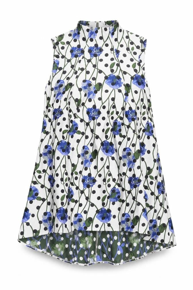 Front view of ASOS Women's Floral A-Line Dress, UK 10, Knee Length