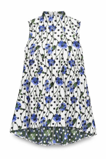 Front view of ASOS Women's Floral A-Line Dress, UK 10, Knee Length