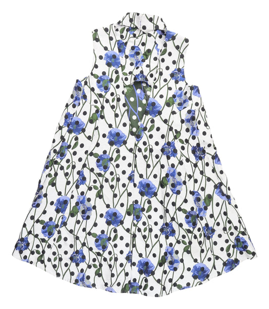 ASOS Women's Floral A-Line Dress, UK 10, Knee Length