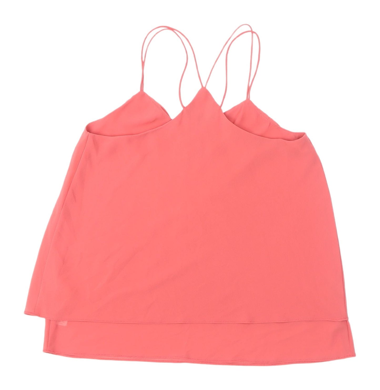 Womens UK Size 10 New Look Pink Camisole Tank