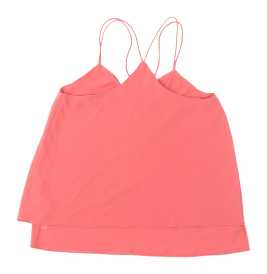 Womens UK Size 10 New Look Pink Camisole Tank