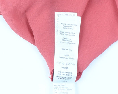 Womens UK Size 10 New Look Pink Camisole Tank