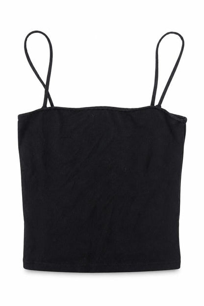 Womens UK Size XS H&M Black Basic Tank