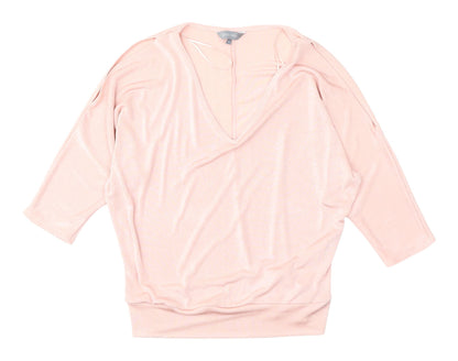 Womens UK Size 12 Principles Pink Basic Blouse