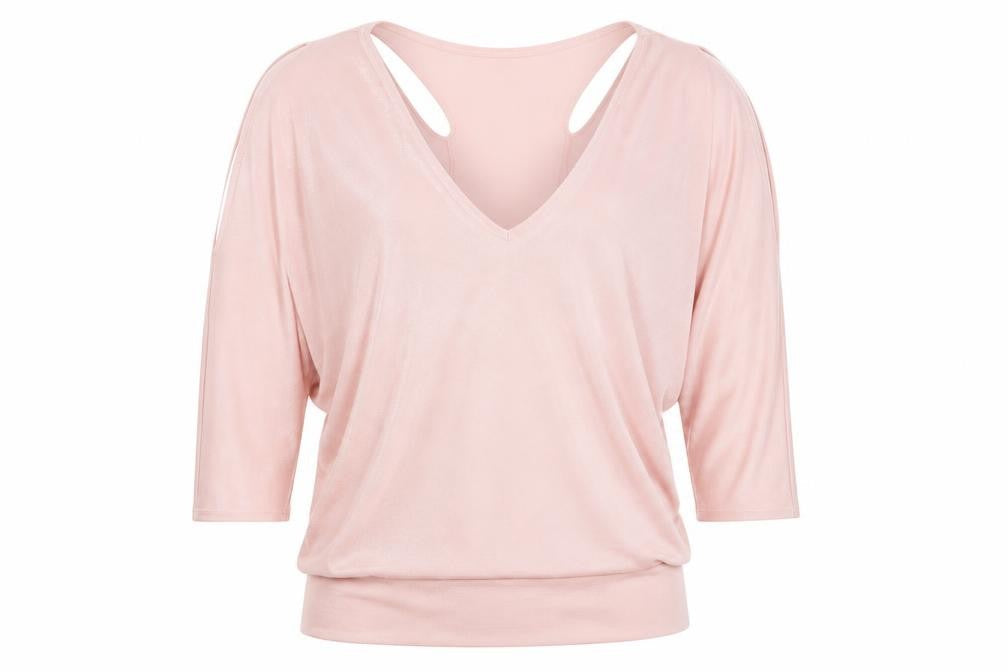 Womens UK Size 12 Principles Pink Basic Blouse