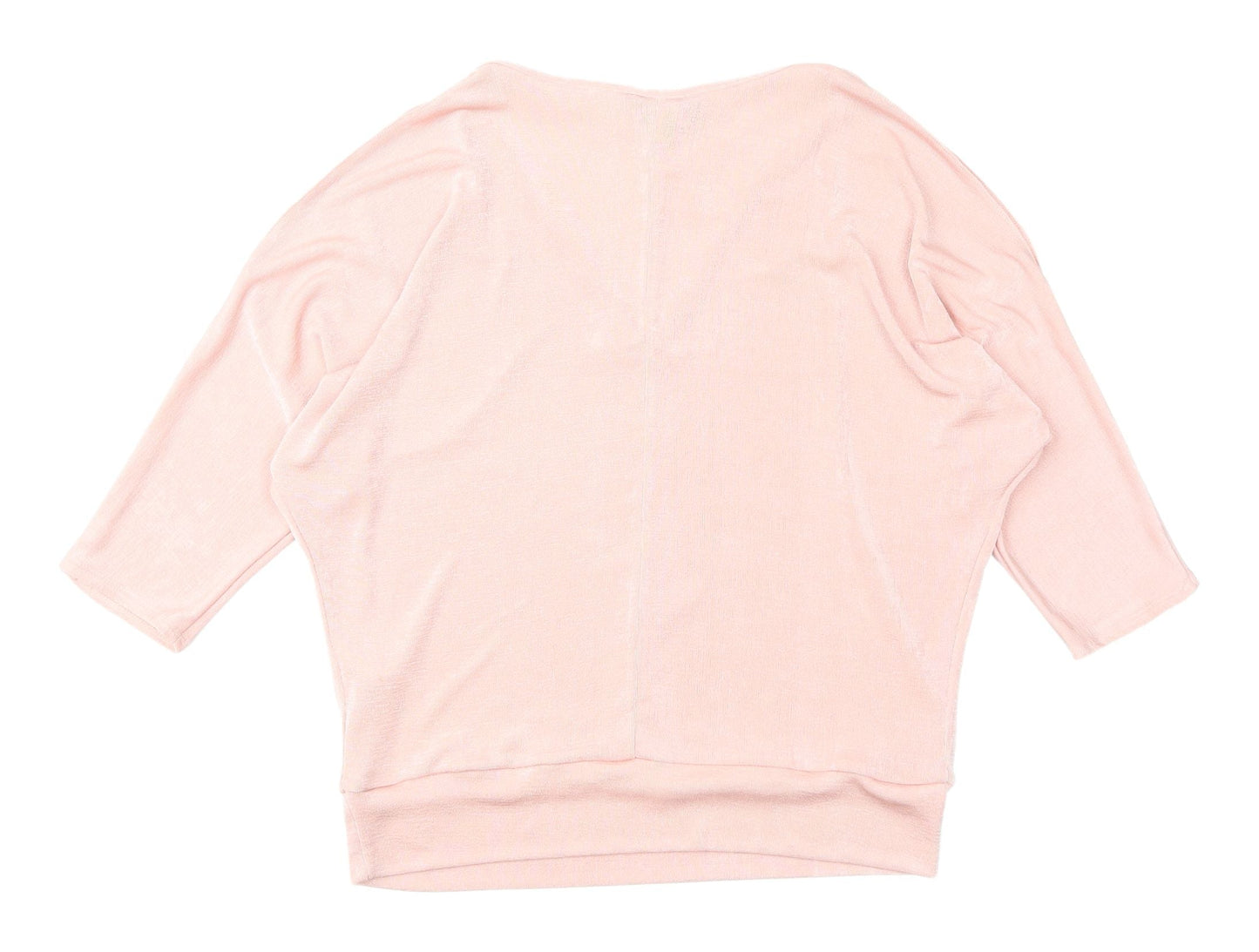 Womens UK Size 12 Principles Pink Basic Blouse