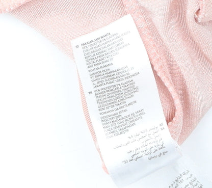 Womens UK Size 12 Principles Pink Basic Blouse
