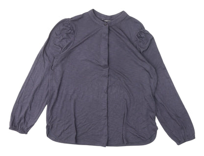Womens UK Size 12 Marks and Spencer Grey  Blouse