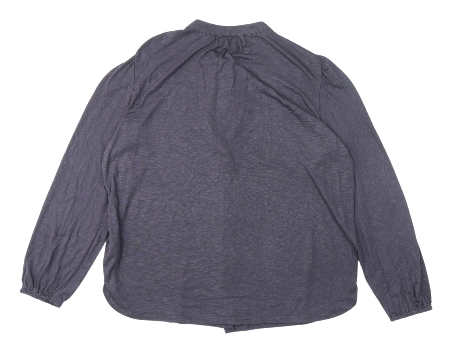 Womens UK Size 12 Marks and Spencer Grey  Blouse