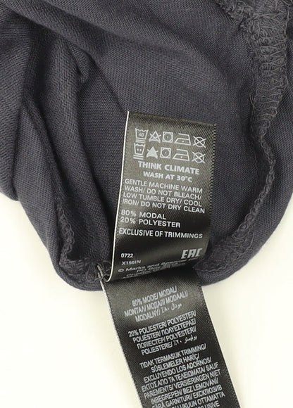Womens UK Size 12 Marks and Spencer Grey  Blouse