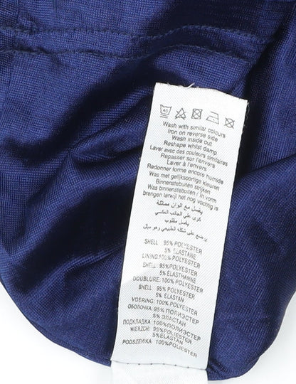 New Look Women's Blue Geometric Shift Dress, Size 14