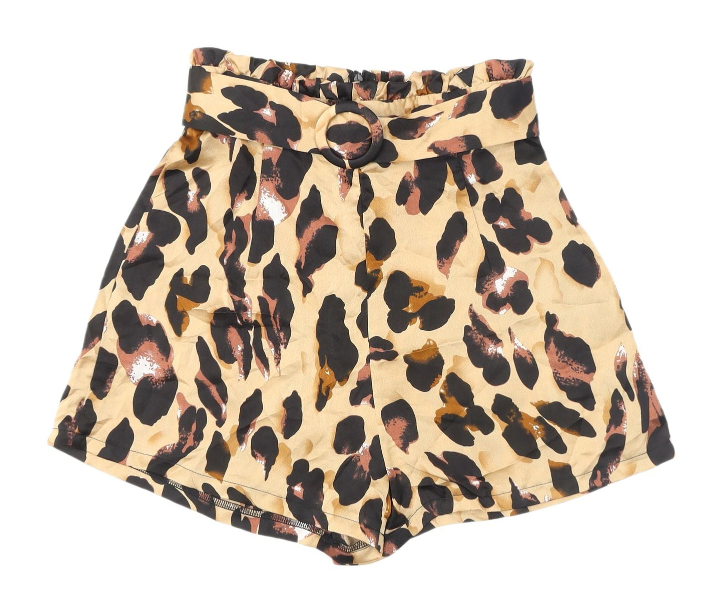 Quiz Women's Multicoloured Animal Print Paperbag Shorts