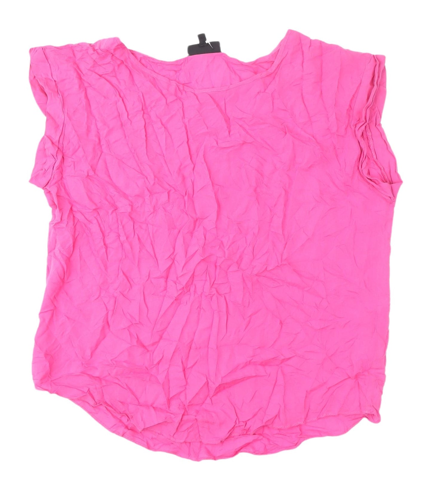 Womens UK Size 12 Warehouse Pink Basic Blouse