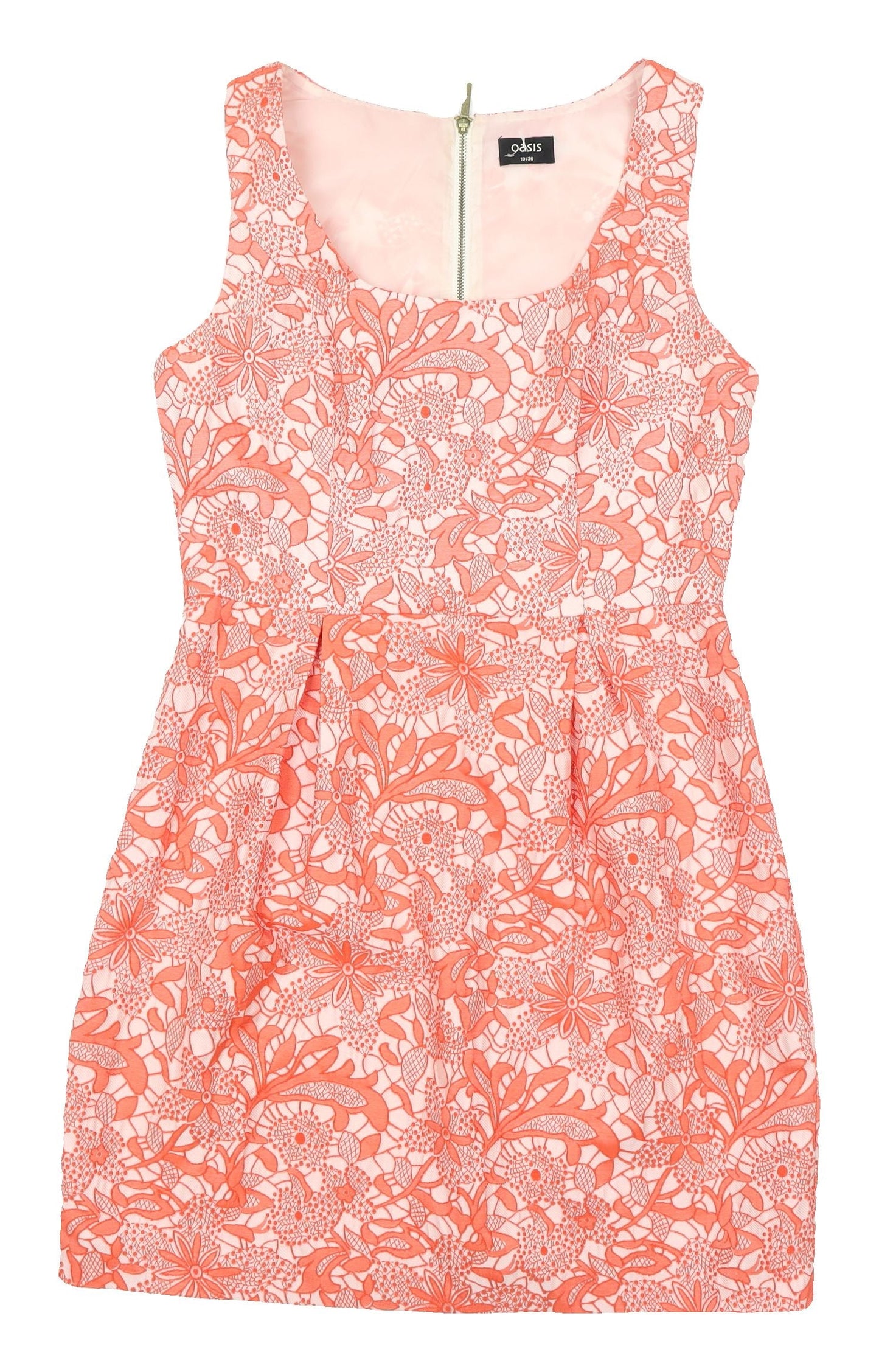 Oasis Women's Floral Sleeveless Dress, Size 10