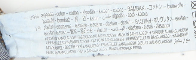 Zara Women's Blue Skinny Jeans Size 8