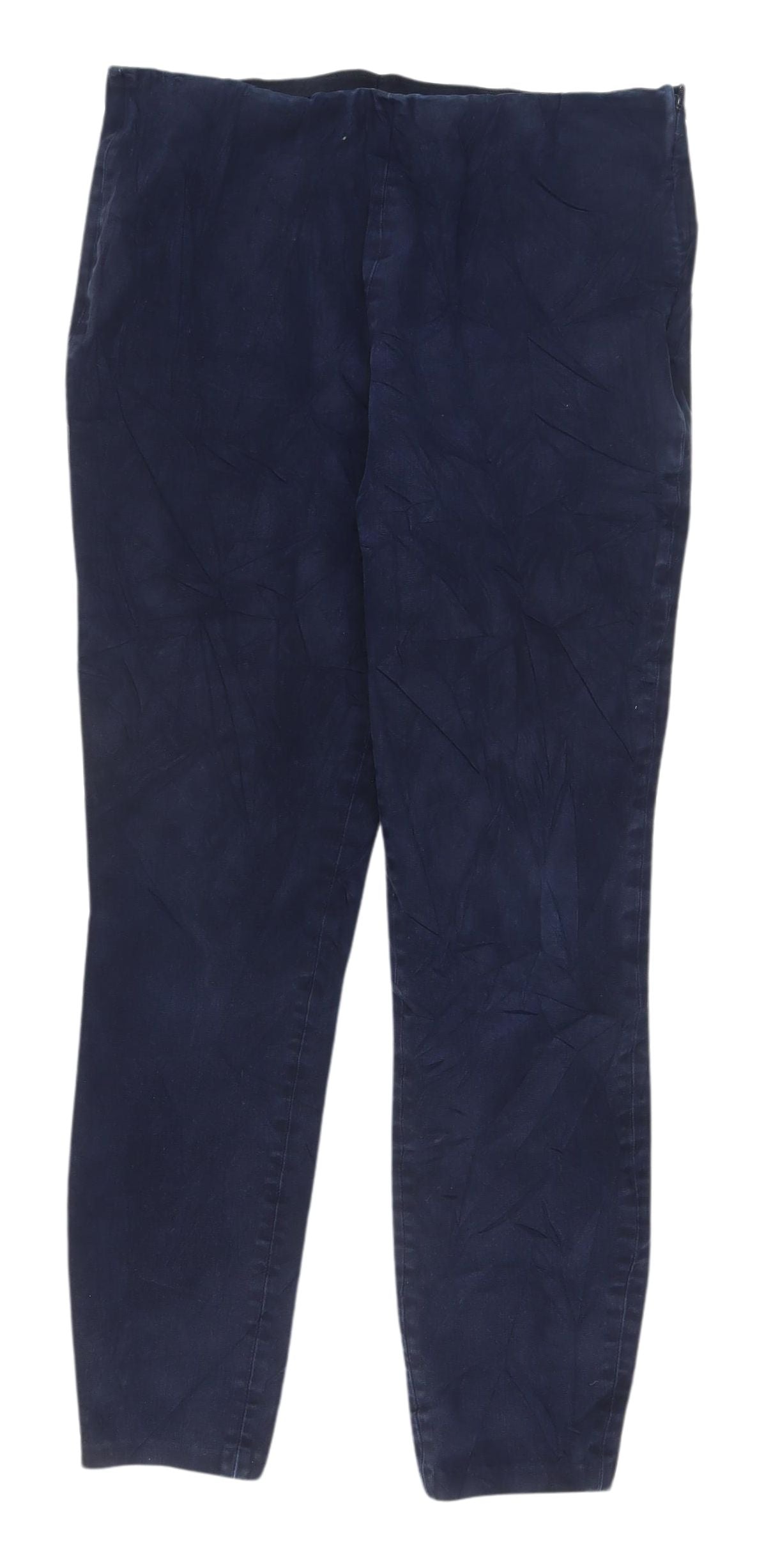 Womens UK Size 30 Uniqlo Regular Fit Chino Blue Trousers
