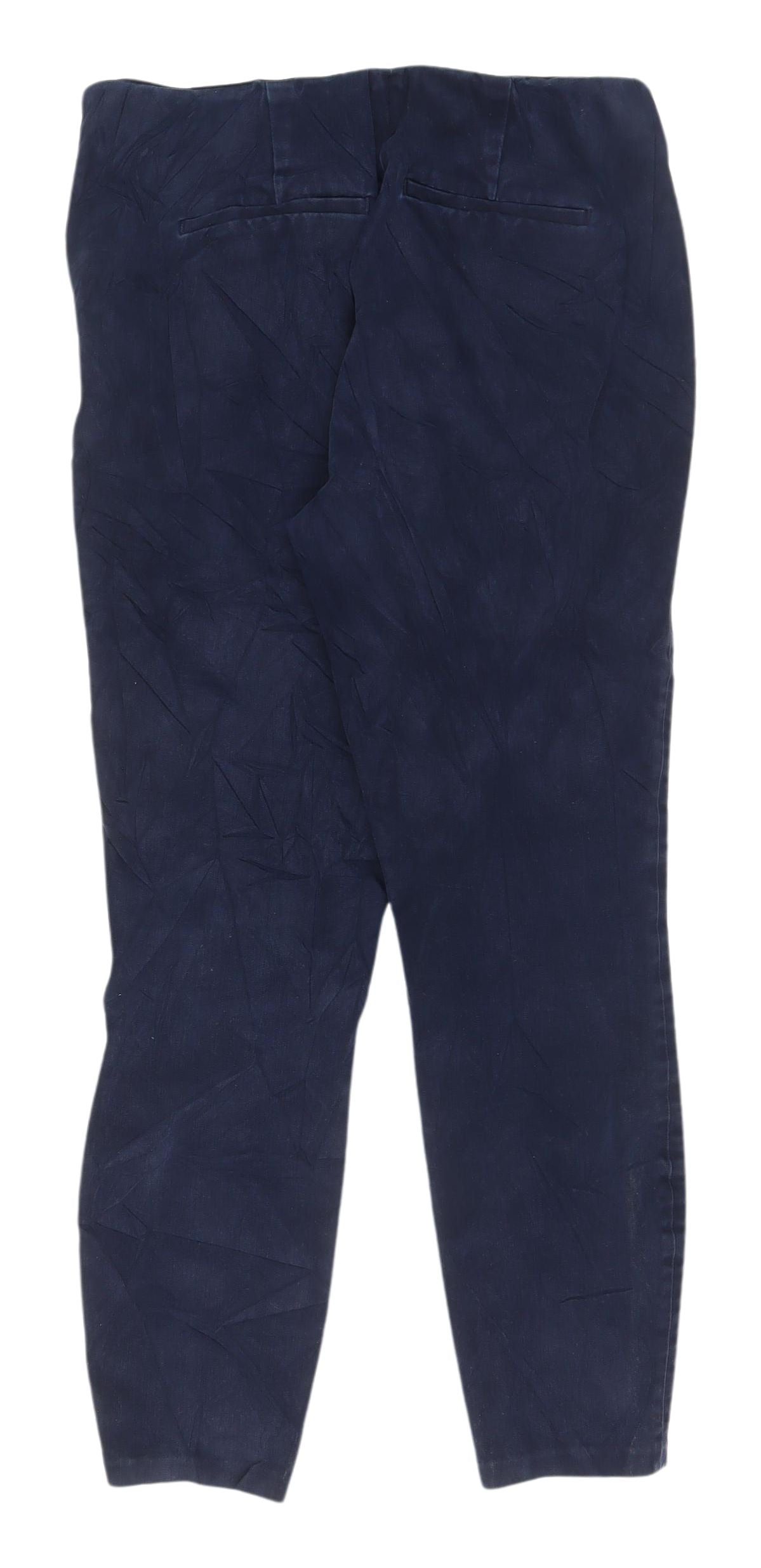 Womens UK Size 30 Uniqlo Regular Fit Chino Blue Trousers