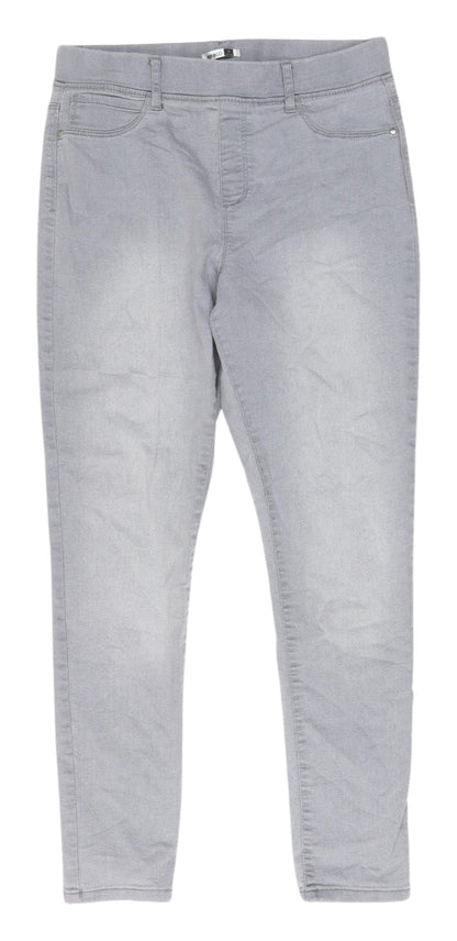 PEP&CO Women's Grey Skinny Slim Fit Jeans Size 12