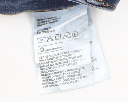 H&M Women's Blue Denim Cut-Off Shorts Size 10