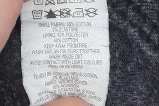 Denim Co. Women's Black Flared Denim Jeans Size 12