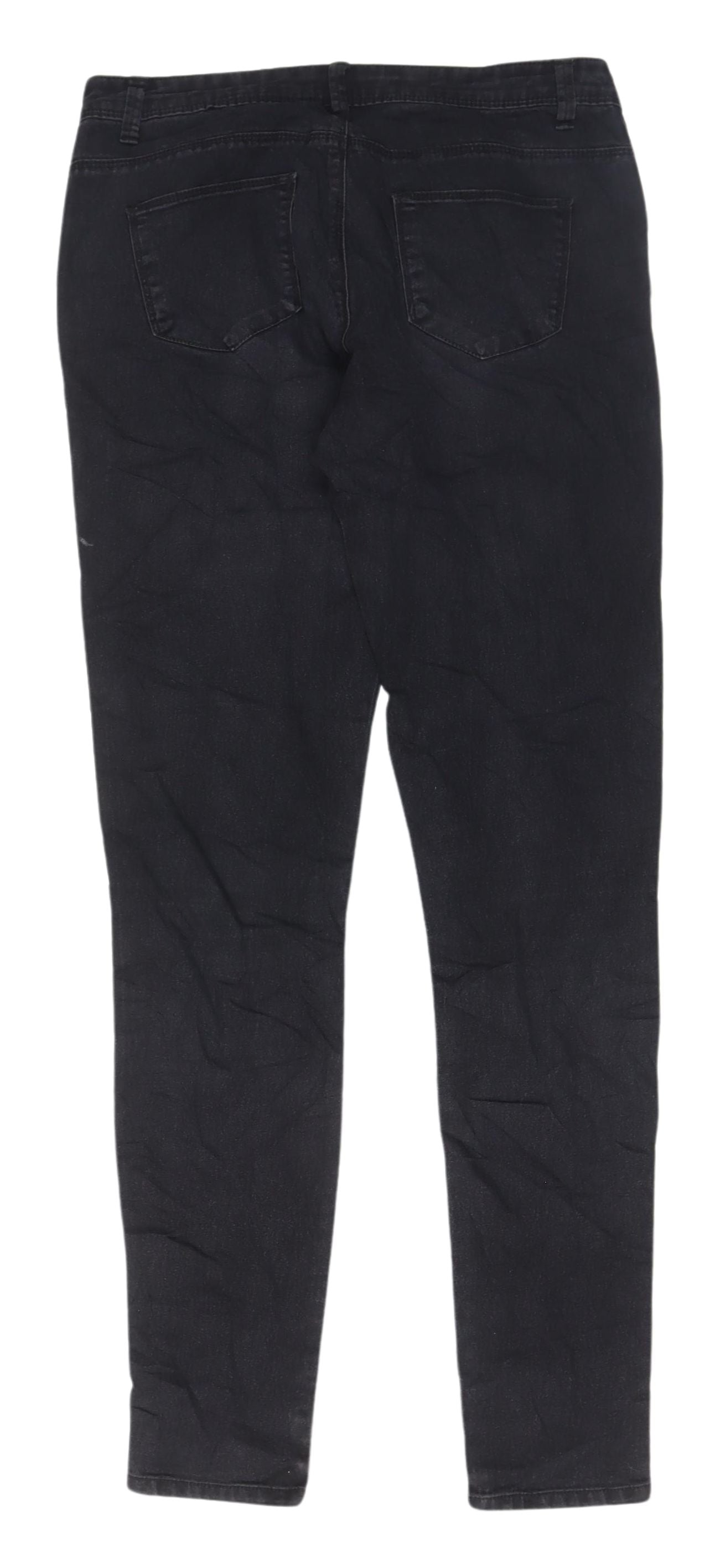 Denim Co. Women's Black Jeans Size 12 Dark Wash