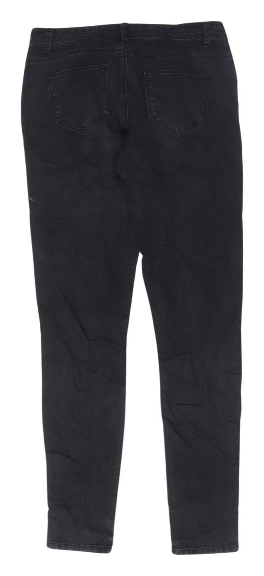Denim Co. Women's Black Jeans Size 12 Dark Wash