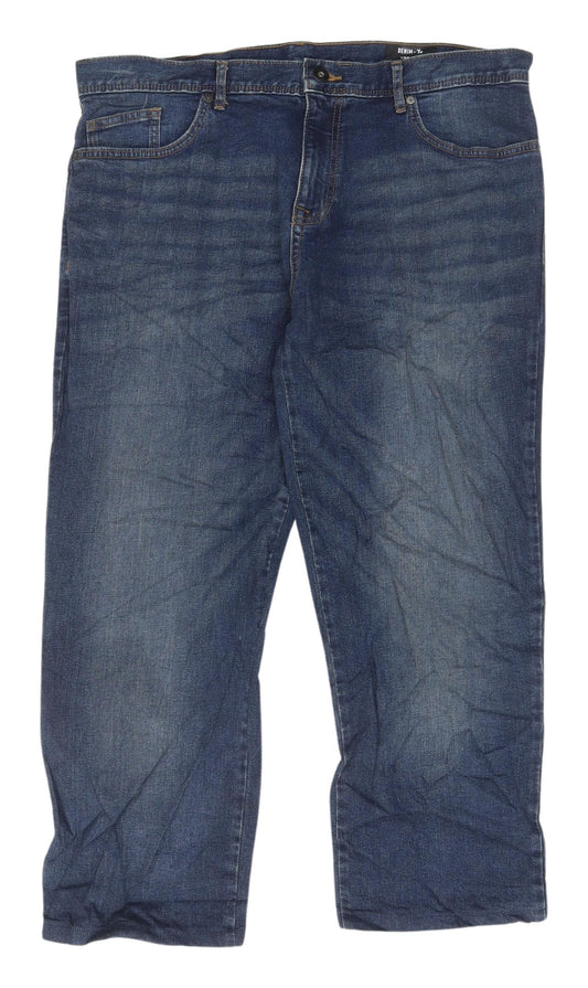 Tu Men's Blue Straight Leg Jeans Size L