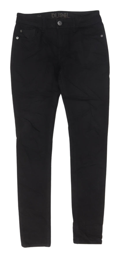 DL1961 Women's Black Skinny Jeans - Size 25