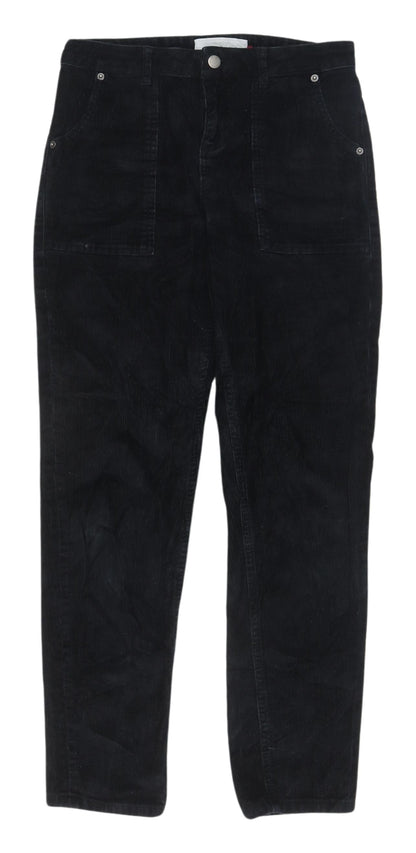 Womens UK Size 8 John Lewis Regular Fit  Black Trousers