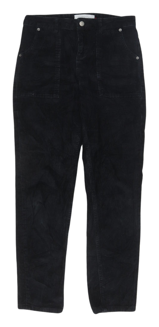 Womens UK Size 8 John Lewis Regular Fit  Black Trousers