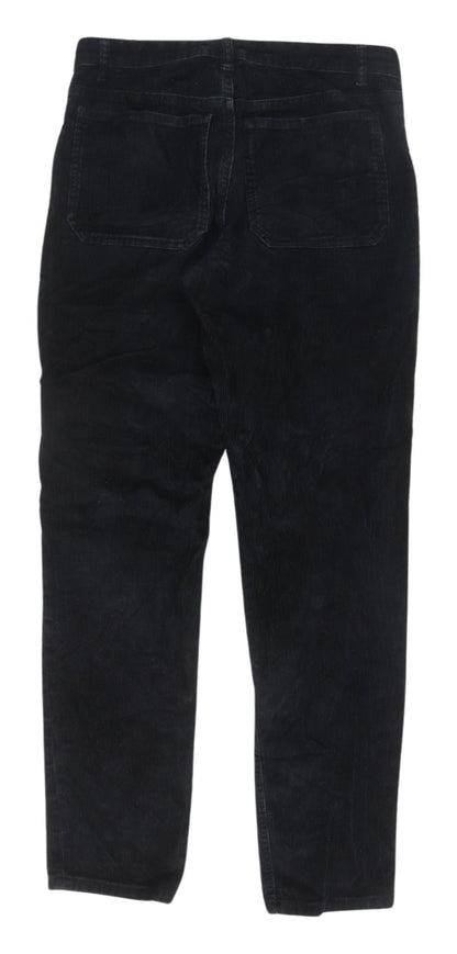 Womens UK Size 8 John Lewis Regular Fit  Black Trousers