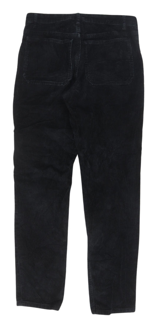 Womens UK Size 8 John Lewis Regular Fit  Black Trousers