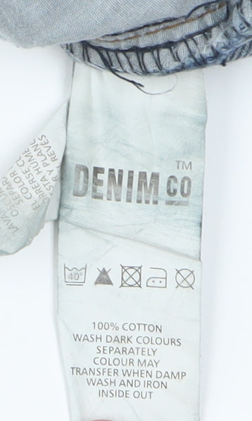 Denim Co Men's Blue Straight Jeans L