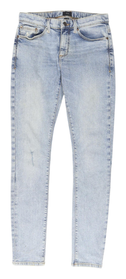 Mens UK Size 28 River Island Slim Fit Skinny Blue Jeans