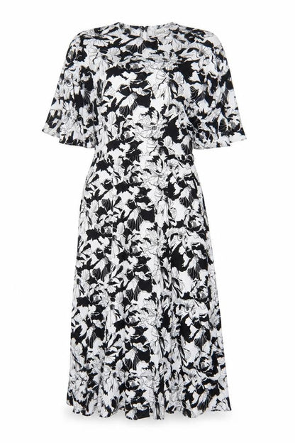 Marks and Spencer Women's Floral Midi Shift Dress