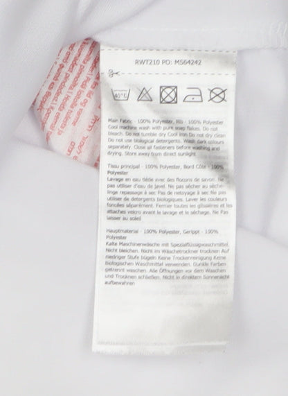 Regatta Women's White Polo Shirt Size 18 Short Sleeve