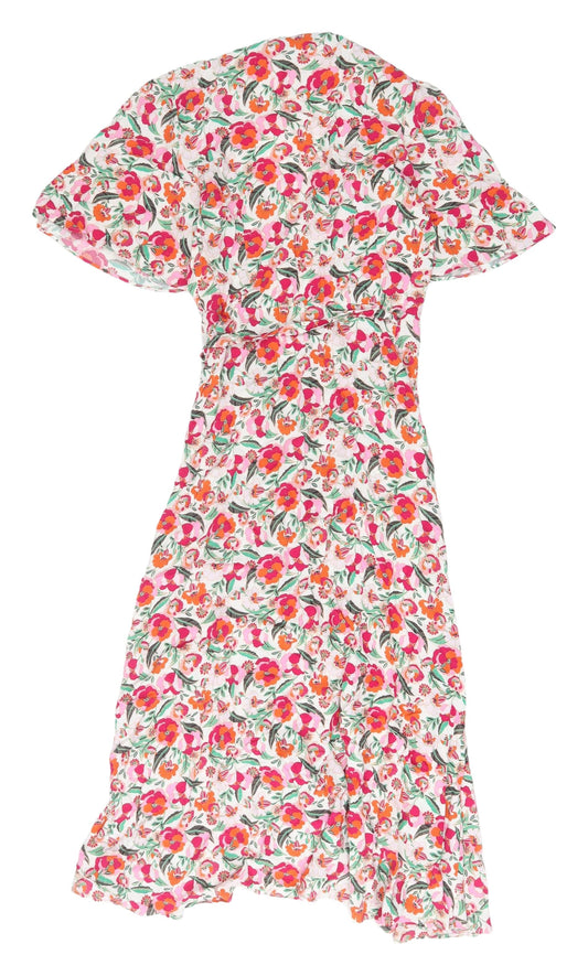 Marks and Spencer Women's Floral Wrap Dress Size 6