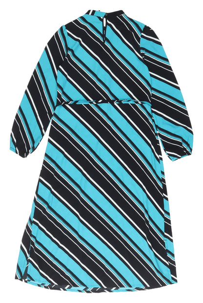 Marks and Spencer Women's Striped A-Line Dress, Size 8