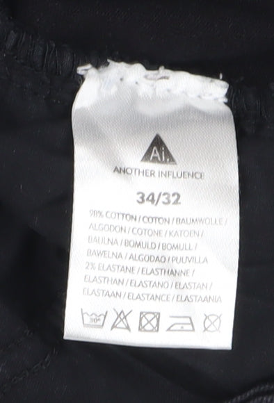 Another Influence Black Straight Jeans - Size 34