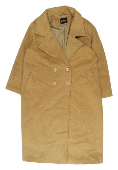 Kaleidoscope Women's Beige Long Coat UK Size 16