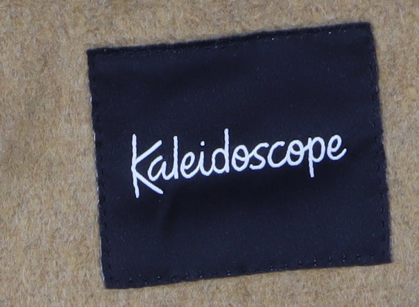 Kaleidoscope Women's Beige Long Coat UK Size 16