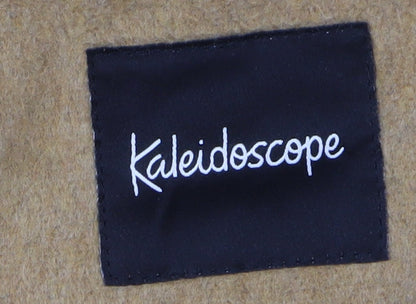 Kaleidoscope Women's Beige Long Coat UK Size 16