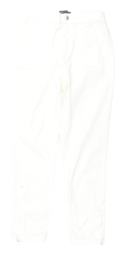 Womens UK Size 10 Marks and Spencer Regular Fit  Ivory Jeans