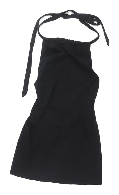 Motel Women's Black XS Halter Bodycon Dress